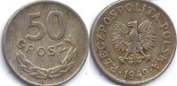 50 грошей 1949 Cu-Ni