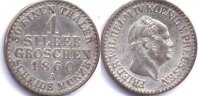 1 грош 1860 Ag